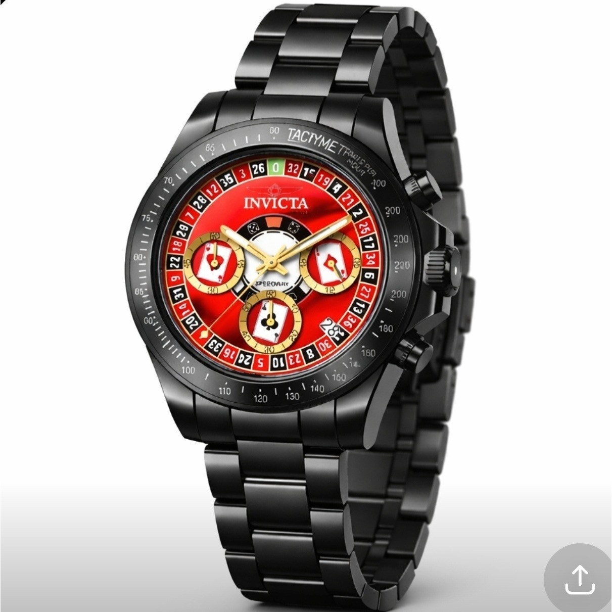 New Invicta Speedway Montecarlo Men's Watch - 39.5mm, Black (50497) #957